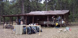 Staff Cabin at Clarks Fork
